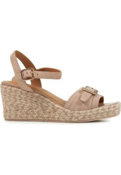 Geox D Panarea - Sandali Con Zeppa - Nude