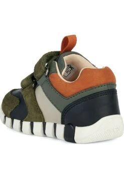 Geox B Iupidoo UnisexSneakers BasseDark Green Black Bambini Scarpe Neonato GE116D032-M11 -Geox Offerte Negozio 030e233218754c6b9361f977d97711cd