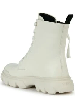 Geox J Junette - Stivaletti Stringati - Light Ivory -Geox Offerte Negozio 048a4d22cce04113a33b90831e35c274