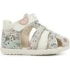 Geox B Macchia Gir - Sandali - Off White