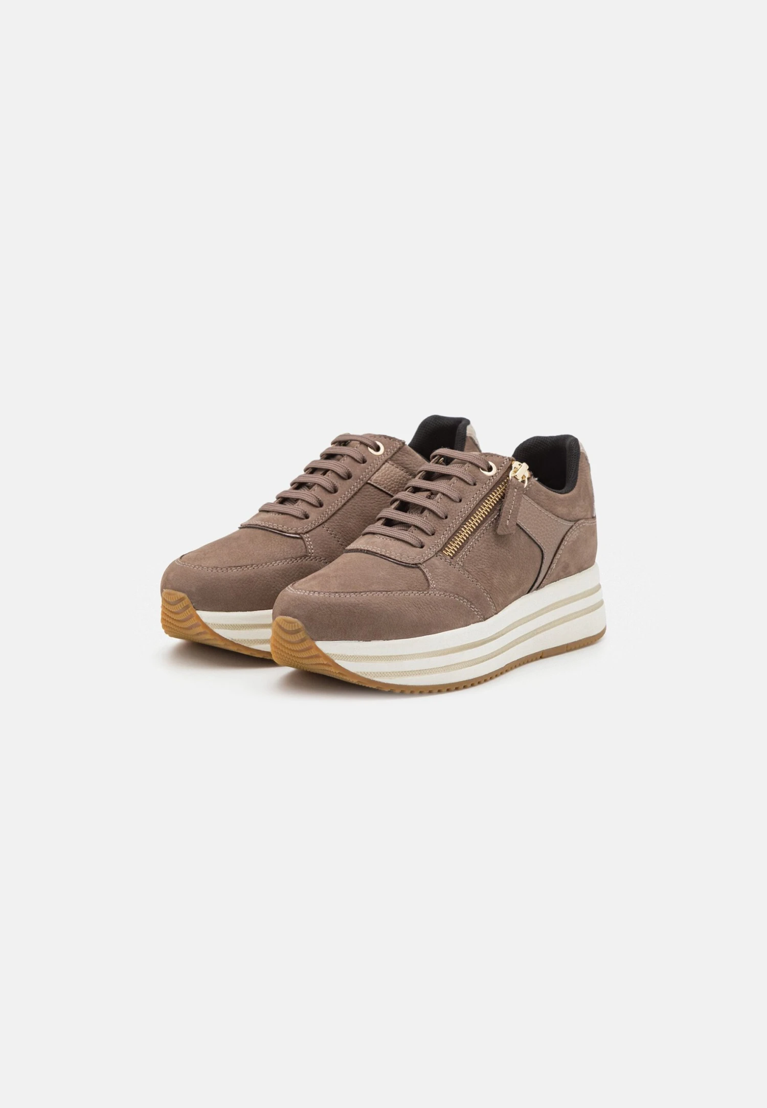 Geox Kency - Sneakers Basse - Dark Taupe 3 Geox Kency - Sneakers Basse - Dark Taupe - immagine 3