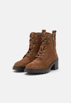 Geox Damiana - Stivaletti Stringati - Brown -Geox Offerte Negozio 0f8771840b4c4de087d222f006c08739