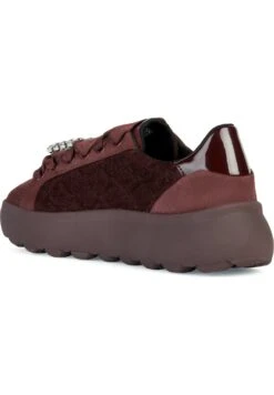 Geox D Spherica - Sneakers Basse - Wine -Geox Offerte Negozio 13522d50779d45faa65469d1e08a1657
