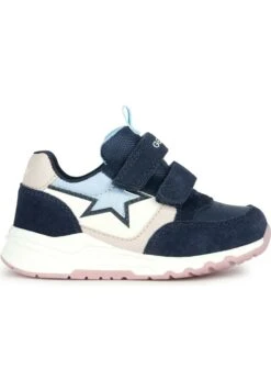 Geox B Pyrip Scarpe Primi PassiDark Navy Light Rose Bambini Scarpe Neonato GE116D03A-K11
