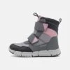 Geox Flexyper GirlStivali Da Neve Grey/Pink Bambini Stivali GE113K023-C11