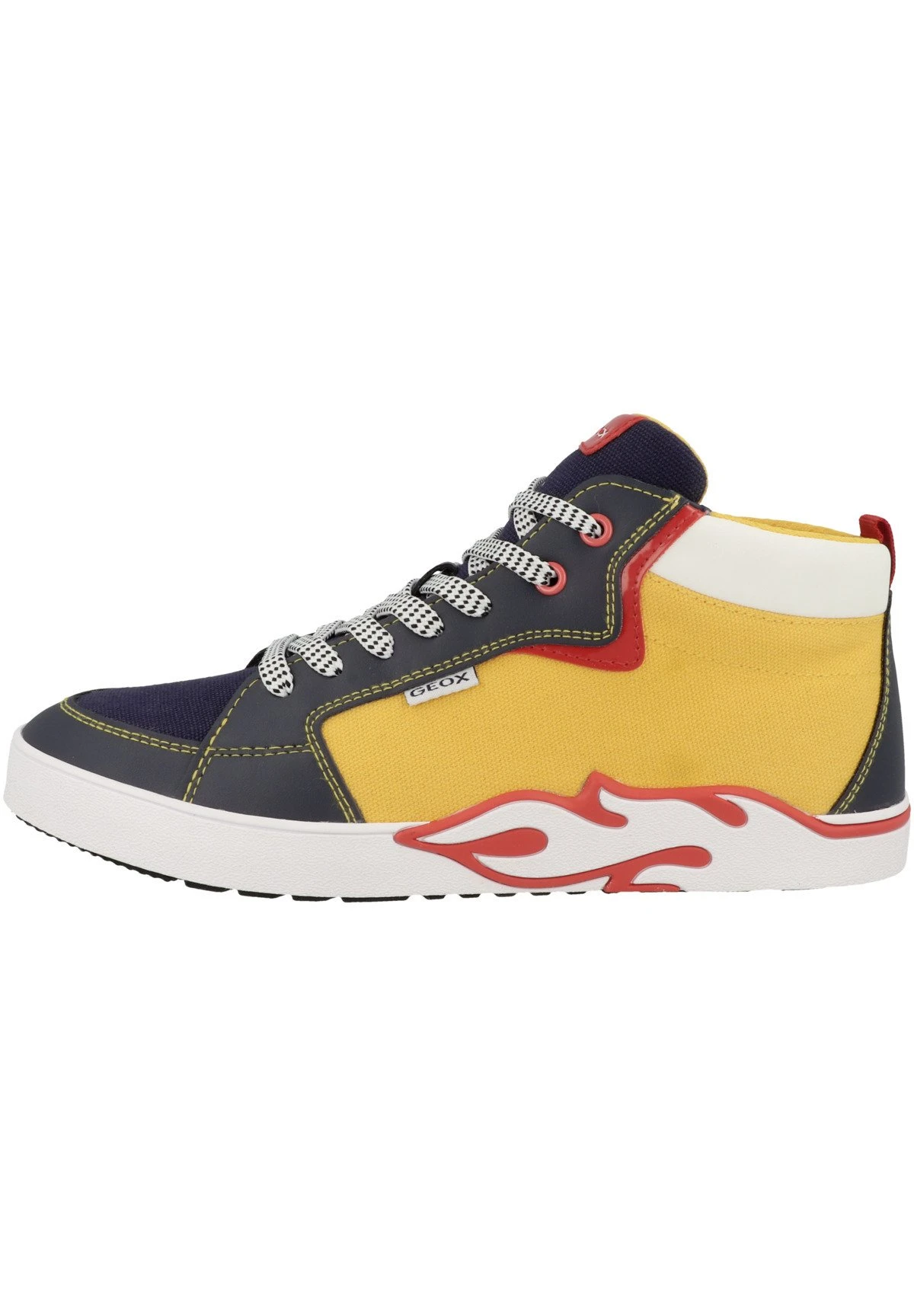 Geox J AlphabeetSneakers AlteYellow Navy Bambini Sneakers GE112N01H-E11 1 Geox J AlphabeetSneakers AlteYellow Navy Bambini Sneakers GE112N01H-E11