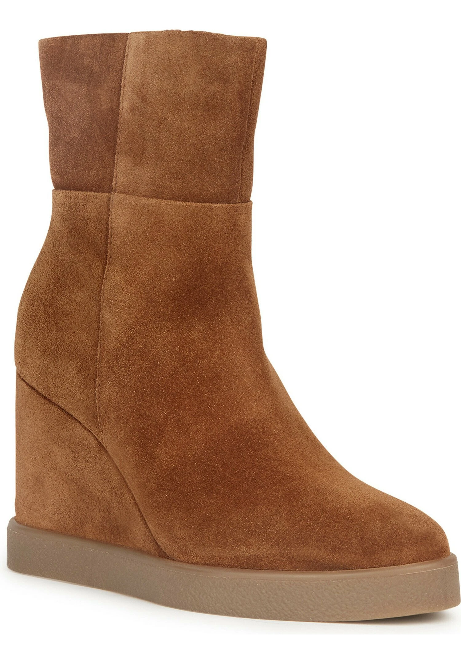 Geox D Elidea - Stivaletti Con Tacco - Dark Camel 2 Geox D Elidea - Stivaletti Con Tacco - Dark Camel - immagine 2