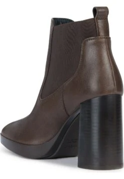 Geox D TeuladaTronchettiDark Brown Donna Stivali GE111N0C0-O11 -Geox Offerte Negozio 2008df202a724b20a71ba8100efd2818