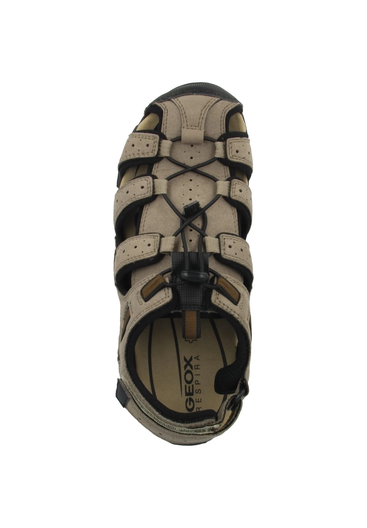 Geox Uomo StradaSandali Da TrekkingTaupe/Black Uomo Scarpe Aperte GE112G00T-C11 2 Geox Uomo StradaSandali Da TrekkingTaupe/Black Uomo Scarpe Aperte GE112G00T-C11 - immagine 2