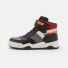 Geox Perth Boy - Sneakers Alte - Black/Orange