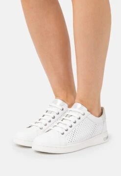 Geox JaysenSneakers BasseWhite/Silver Donna Sneakers GE111A0M5-A12