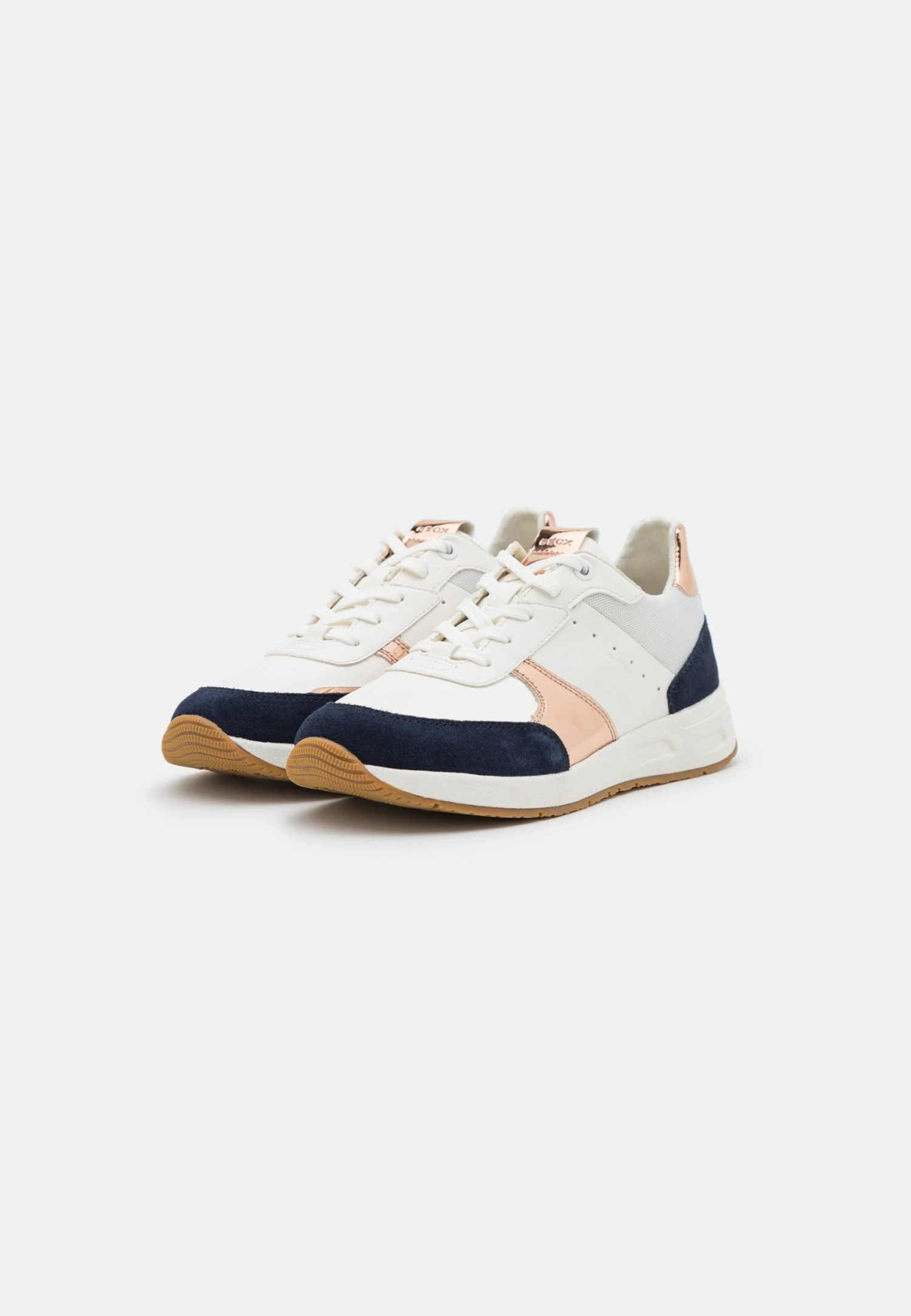 Geox Bulmya - Sneakers Basse - Optic White/Navy 3 Geox Bulmya - Sneakers Basse - Optic White/Navy - immagine 3