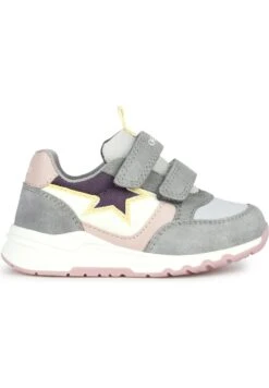 Geox B Pyrip Scarpe Primi PassiLight Grey Pink Bambini Scarpe Neonato GE116D03A-C11