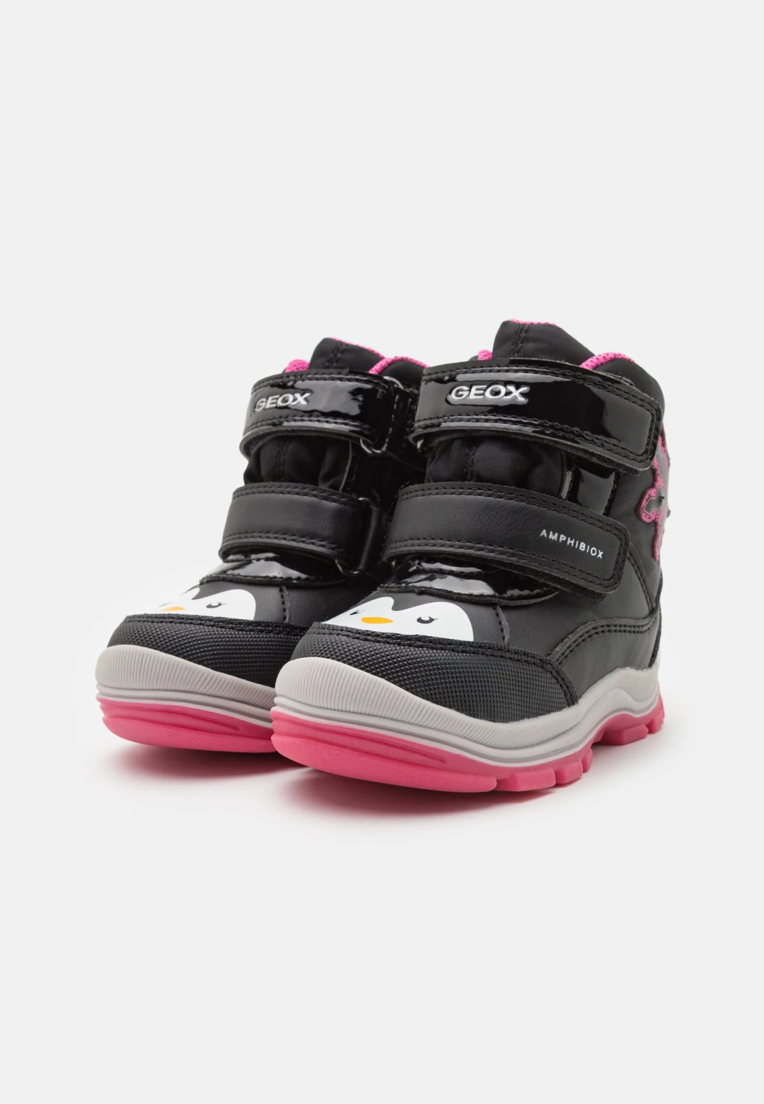Geox Flanfil Girl Abx - Stivali Da Neve- Black/Fuchsia 2 Geox Flanfil Girl Abx - Stivali Da Neve- Black/Fuchsia - immagine 2