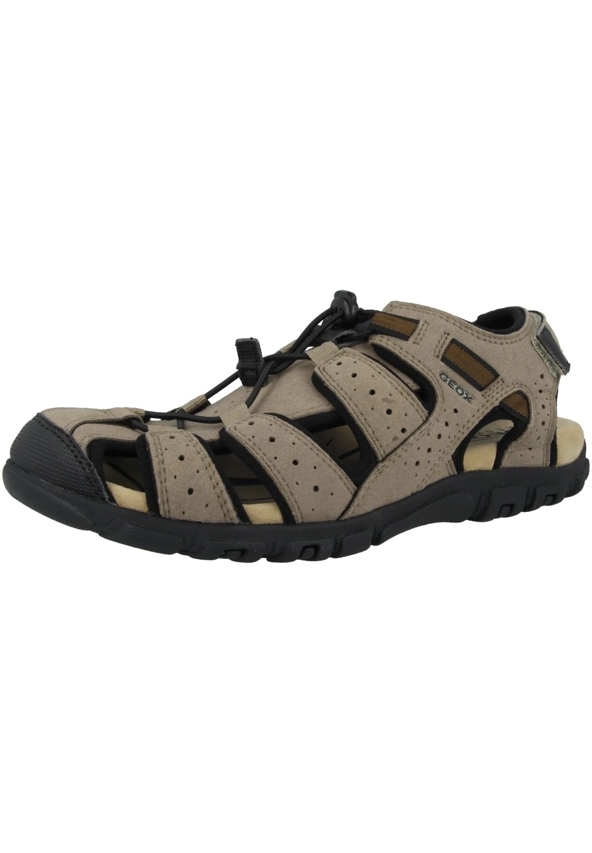 Geox Uomo StradaSandali Da TrekkingTaupe/Black Uomo Scarpe Aperte GE112G00T-C11 3 Geox Uomo StradaSandali Da TrekkingTaupe/Black Uomo Scarpe Aperte GE112G00T-C11 - immagine 3