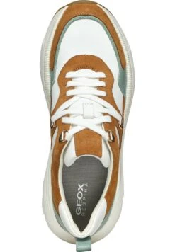 Geox D Diamanta - Sneakers Basse - White Cognac -Geox Offerte Negozio 38d0dd98181c4180975990acc1f8f4f8