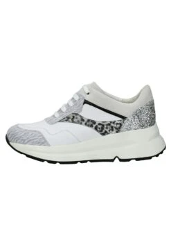 Geox D25Fla - Sneakers Basse - Bianco
