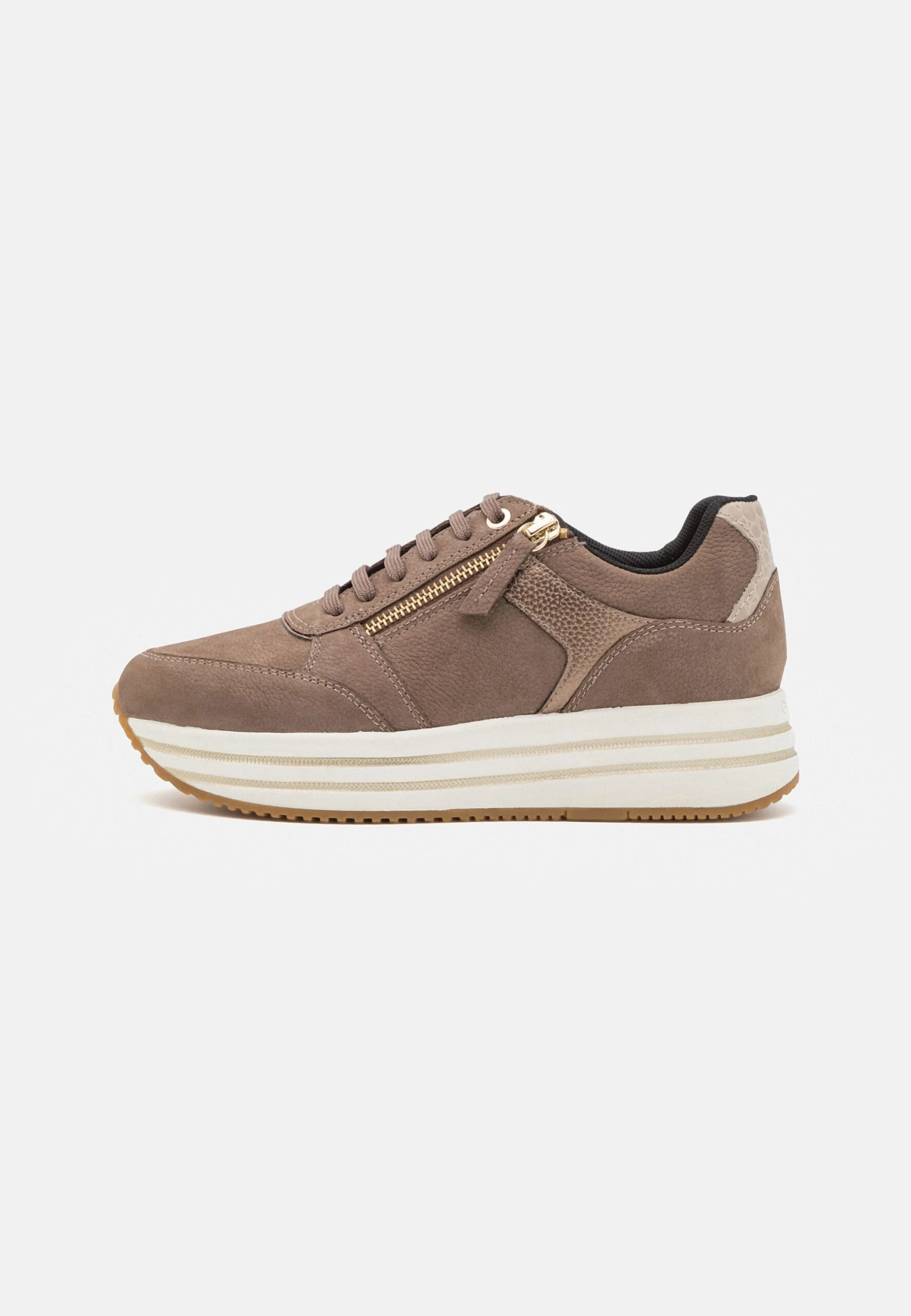 Geox Kency - Sneakers Basse - Dark Taupe 2 Geox Kency - Sneakers Basse - Dark Taupe - immagine 2