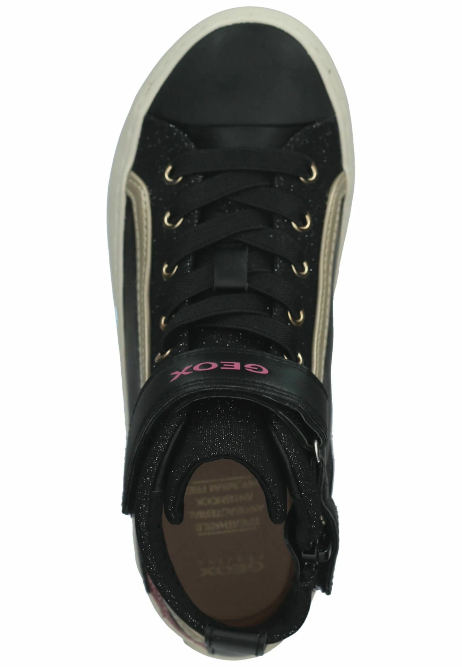 Geox Sneakers Alte - Black Dk/Pink 3 Geox Sneakers Alte - Black Dk/Pink - immagine 3