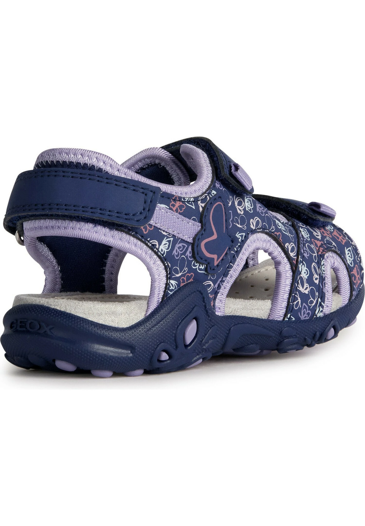 Geox Whinberry GSandali Da TrekkingNavy Dark Lilac Bambini Sandali GE113G08D-K11 4 Geox Whinberry GSandali Da TrekkingNavy Dark Lilac Bambini Sandali GE113G08D-K11 - immagine 4