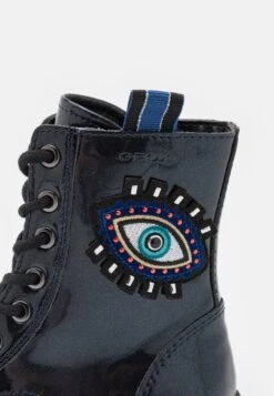 Geox Gillyjaw Girl - Stivaletti Stringati - Navy/Bluette -Geox Offerte Negozio 54a506a5ee4d46848beb806e16d295bf