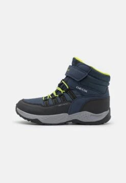 Geox Offerte Negozio 39 Geox Sentiero Boy AbxStivali Da Neve Navy/Lime Bambini Stivali GE114K028-K11