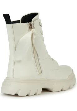 Geox J Junette - Stivaletti Stringati - Light Ivory -Geox Offerte Negozio 59f6ba27b29449e0884dd926bd041cd4