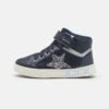 Geox Skylin Girl Light UpSneakers AlteNavy/Dark Silver Bambini Sneakers GE113D0I0-K11
