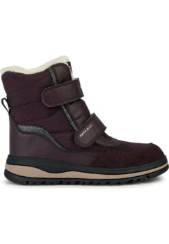 Geox J Adelhide B Ab - Stivali Da Neve- Dark Burgundy