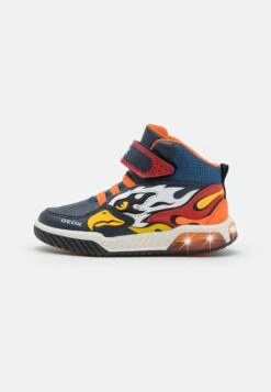 Geox Inek Light Up Boy - Sneakers Alte - Navy/Orange