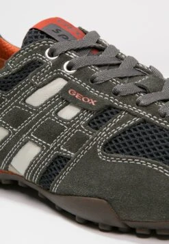 Geox Uomo Snake - Sneakers Basse - Dark Grey -Geox Offerte Negozio 6c54b01046de4518bb3c0fd62d699574