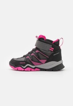 Geox Montrack Girl AbxStivalettiAnthracite/Fuchsia Bambini Stivali GE113I056-Q11