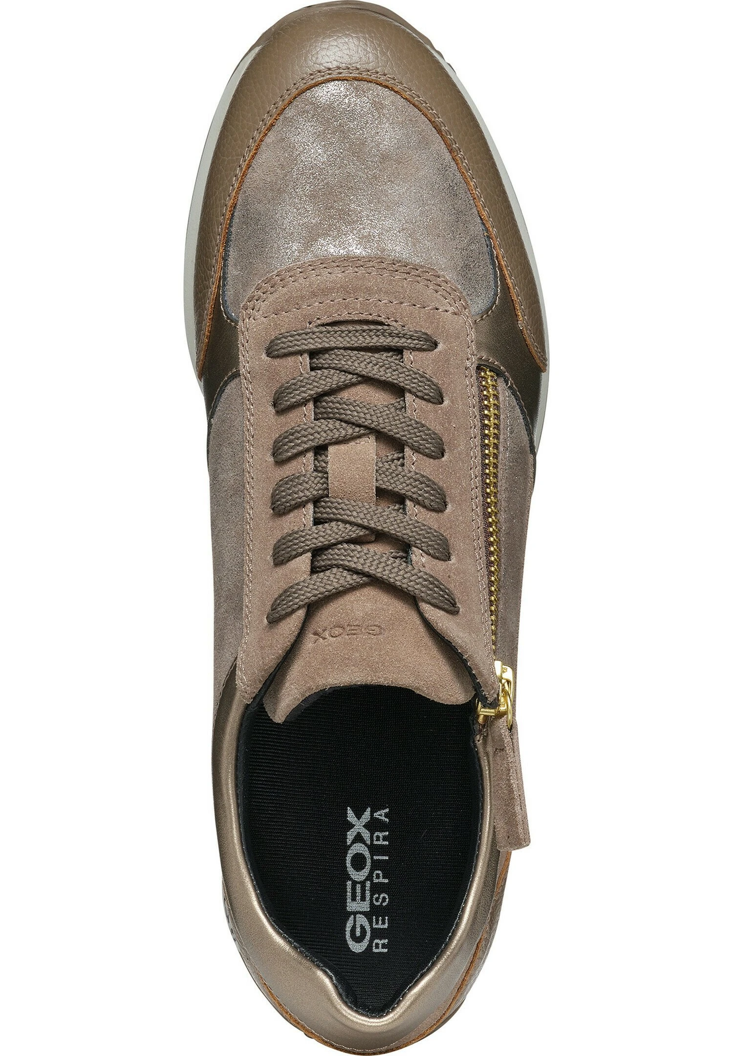 Geox D Calithe - Sneakers Basse - Dark Taupe 3 Geox D Calithe - Sneakers Basse - Dark Taupe - immagine 3