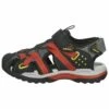 Geox Sandali Da TrekkingBlack/Red Bambini Sandali GE114G04O-Q11
