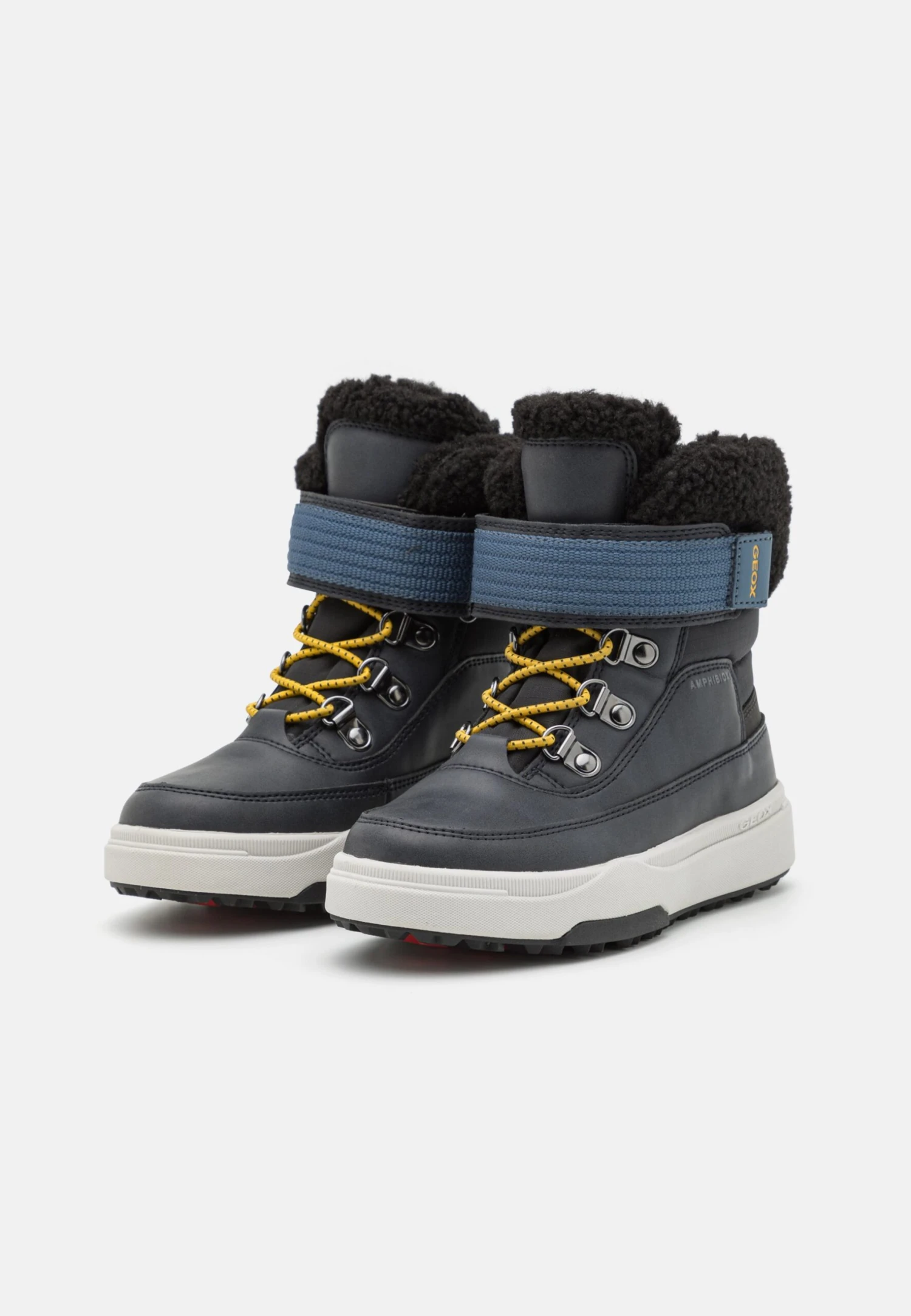 Geox Bunshee Boy- Stivali Da Neve- Navy/Black 2 Geox Bunshee Boy- Stivali Da Neve- Navy/Black - immagine 2