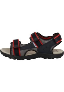 Geox J S Strada A- Sandali Da Trekking - Navy Red