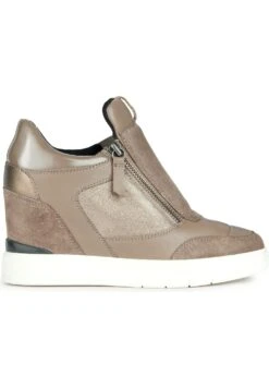 Geox D Maurica - Scarpe Senza Lacci - Dark Taupe