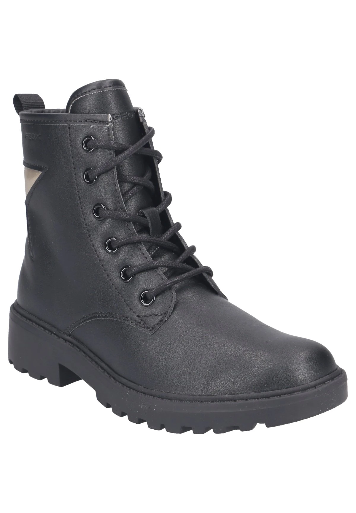 Geox Casey - Stivaletti Stringati - Schwarz 2 Geox Casey - Stivaletti Stringati - Schwarz - immagine 2