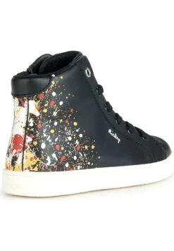 Geox J Kathe - Sneakers Alte - Black Multicolor -Geox Offerte Negozio 82c04b461aeb462cb9dd9294de092f2a