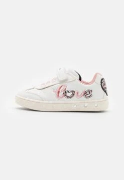 Geox Skylin Girl Light UpSneakers BasseWhite/Light Pink Bambini Sneakers GE113D0IC-A11