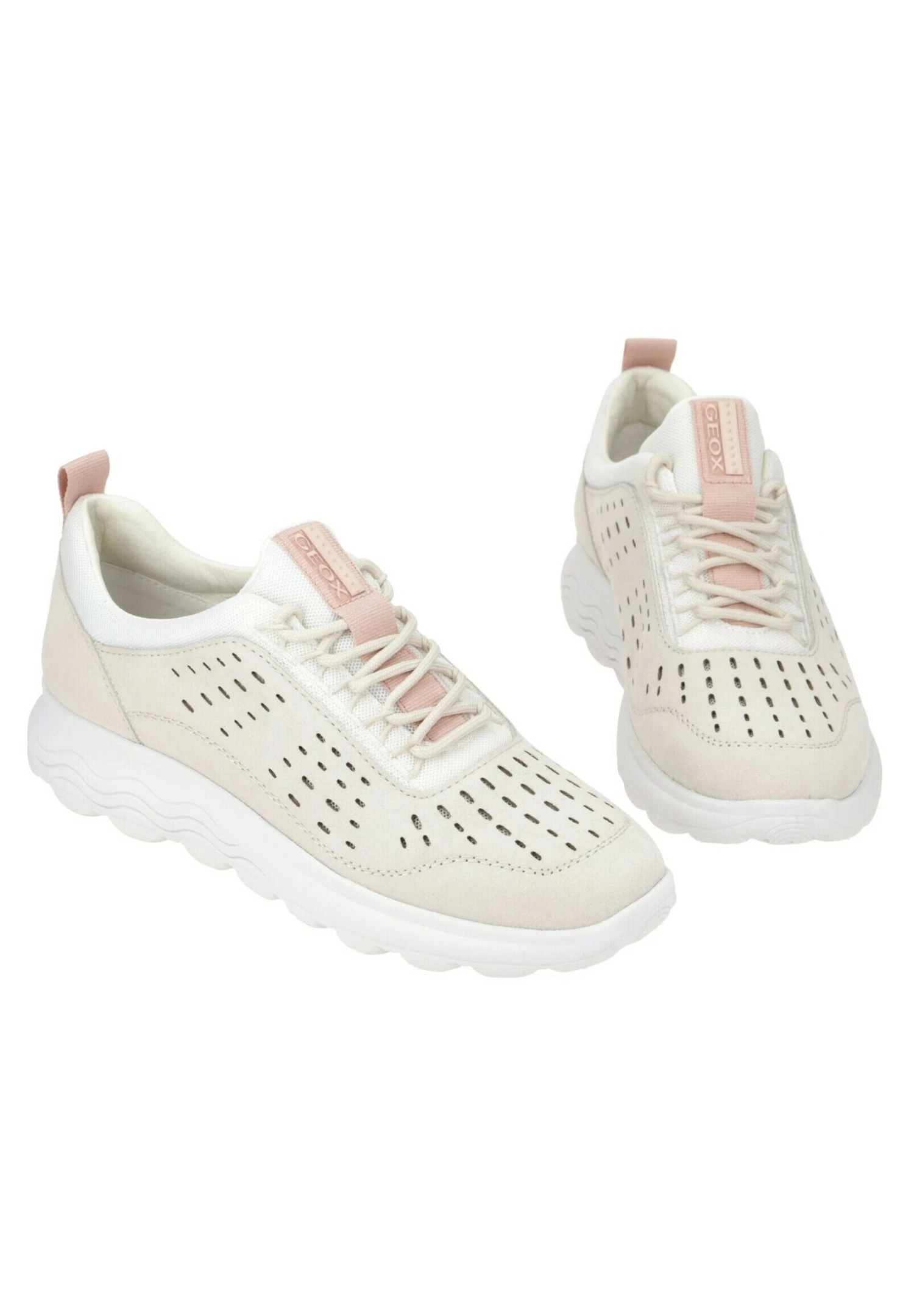 Geox Spherica- Sneakers Basse - Beige/Rose/Weiß 7 Geox Spherica- Sneakers Basse - Beige/Rose/Weiß - immagine 7