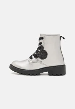 Geox Disney Classics Mickey Mouse Casey GirlStivaletti StringatiDark Silver Bambini Stivali GE113I057-D11