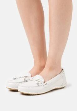 Geox VegaMocassiniOffwhite Donna Scarpe Piatte GE111E047-A11