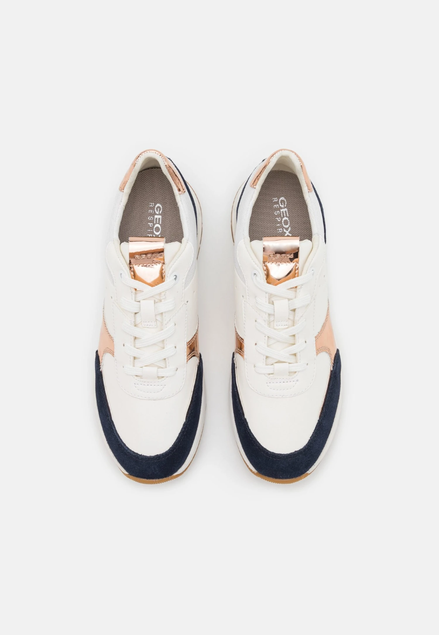 Geox Bulmya - Sneakers Basse - Optic White/Navy 6 Geox Bulmya - Sneakers Basse - Optic White/Navy - immagine 6