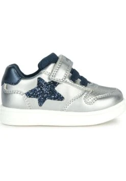 Geox B Djrock GirlSneakers BasseDark Silver Navy Bambini Sneakers GE113D0IX-D11