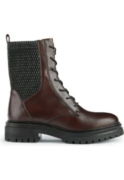 Geox D IrideaStivaletti Con PlateauBordeaux Black Donna Stivaletti GE111N09B-G11