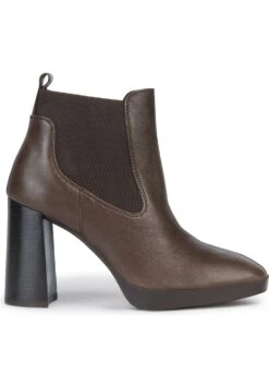 Geox D TeuladaTronchettiDark Brown Donna Stivali GE111N0C0-O11