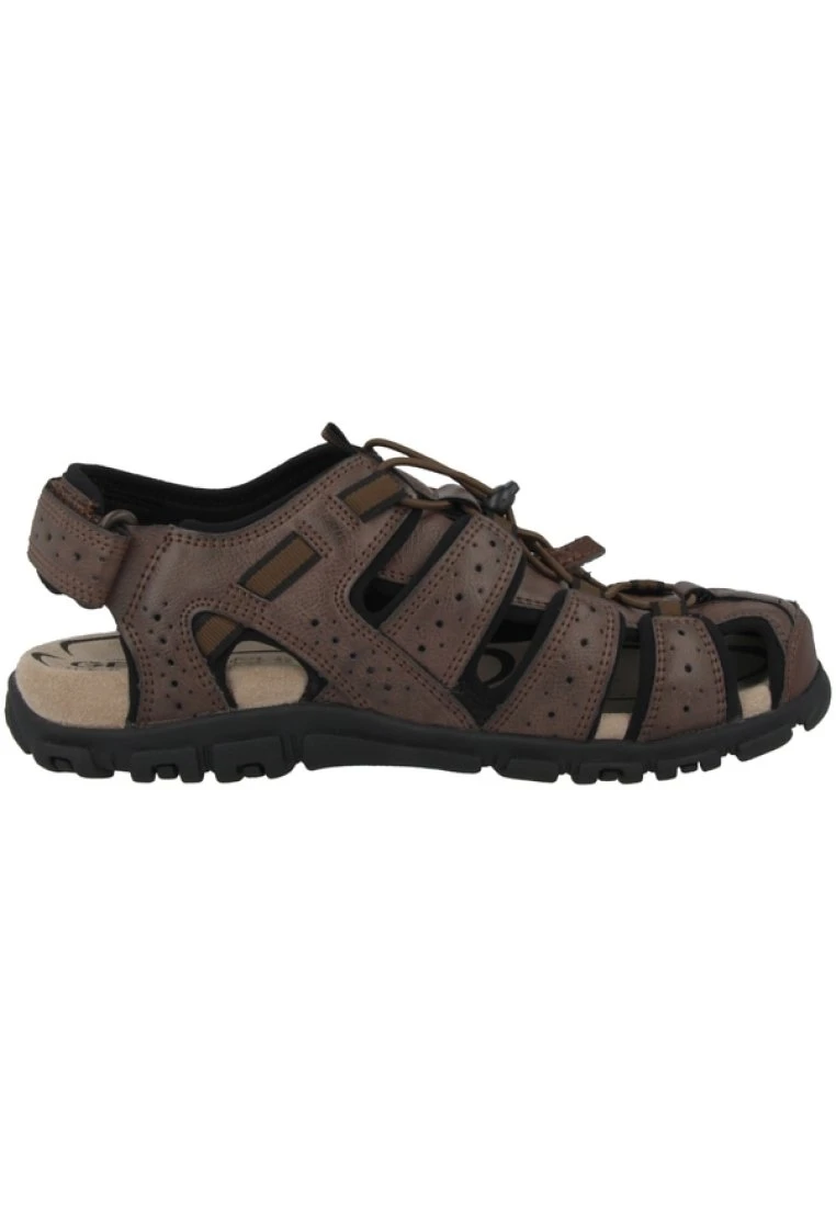 Geox Uomo StradaSandali Da TrekkingBrown Uomo Scarpe Aperte GE112G00T-O11 5 Geox Uomo StradaSandali Da TrekkingBrown Uomo Scarpe Aperte GE112G00T-O11 - immagine 5