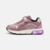 Geox Spaceclub Girl Light UpSneakers BasseDark Pink/Silver Bambini Sneakers GE113D0I1-J11