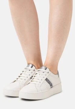 Geox Skyely - Sneakers Basse - Off-White/Dark Silver